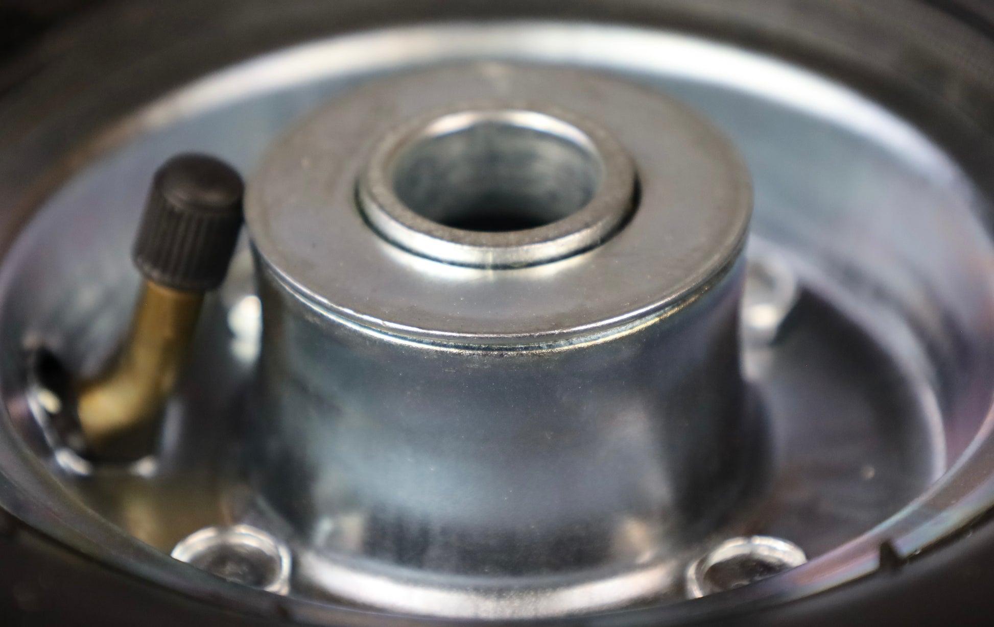2 x FROSAL Luftrad Stahlfelge Silber | Rad Bollerwagen & Sackkarre | Ersatzrad | 20 mm Achse | Rollenlager 4.10/3.50-4