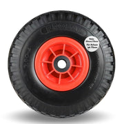 FROSAL Ersatzrad - PU Rad Nabe 20mm/75mm für Bollerwagen oder Sackkarre pannensicher 1 Stück
