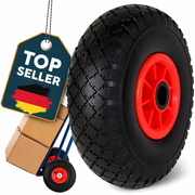 FROSAL Ersatzrad - PU Rad Nabe 25mm/75mm für Bollerwagen oder Sackkarre pannensicher 1 Stück