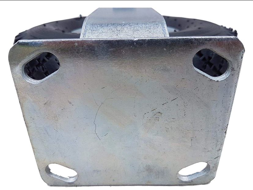 FROSAL Bockrolle Ø 260 x 85 mm | 3.00-4 Rad | Luftrad auf Stahlfelge Silber