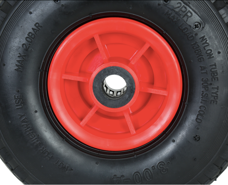 FROSAL Ersatzrad - Rad Nabe 20mm/60mm für Bollerwagen oder Sackkarre mit Achsbefestigung