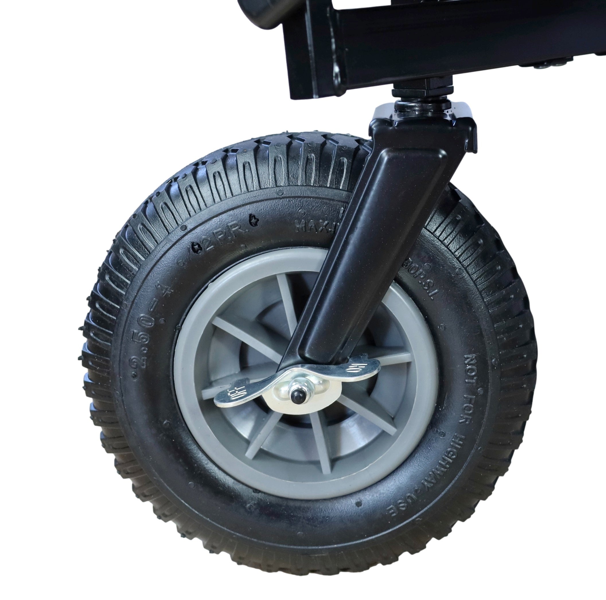 FROSAL Bollerwagen Nick PRO faltbar mit Schiebegriff Dach & Bremse grau