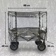 FROSAL Regenverdeck für Bollerwagen Nick Regenschutz