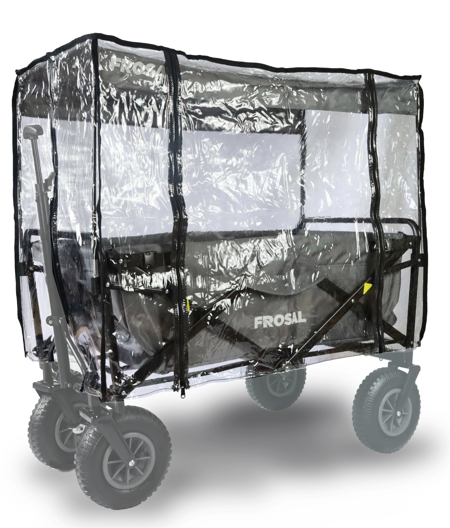 FROSAL Regenverdeck für Bollerwagen Nick Regenschutz