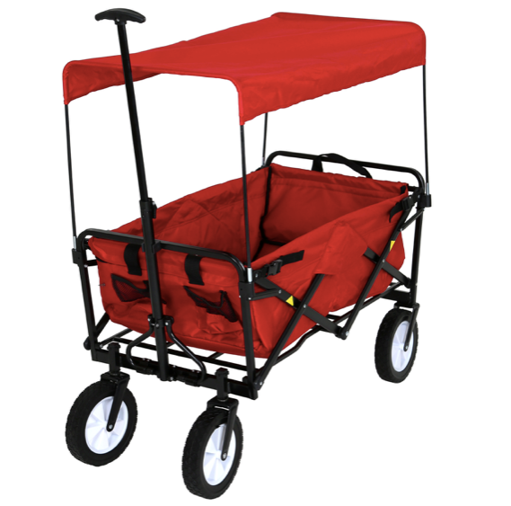 FROSAL Bollerwagen Lars faltbar mit Dach