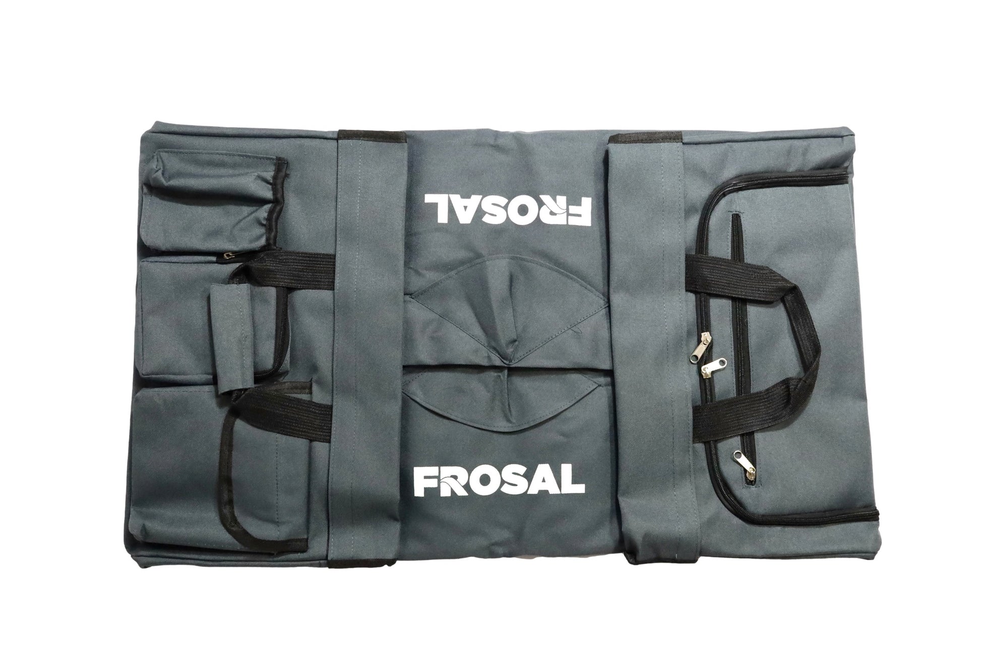 FROSAL Stoff-Bezug Bollerwagen Leo in grau