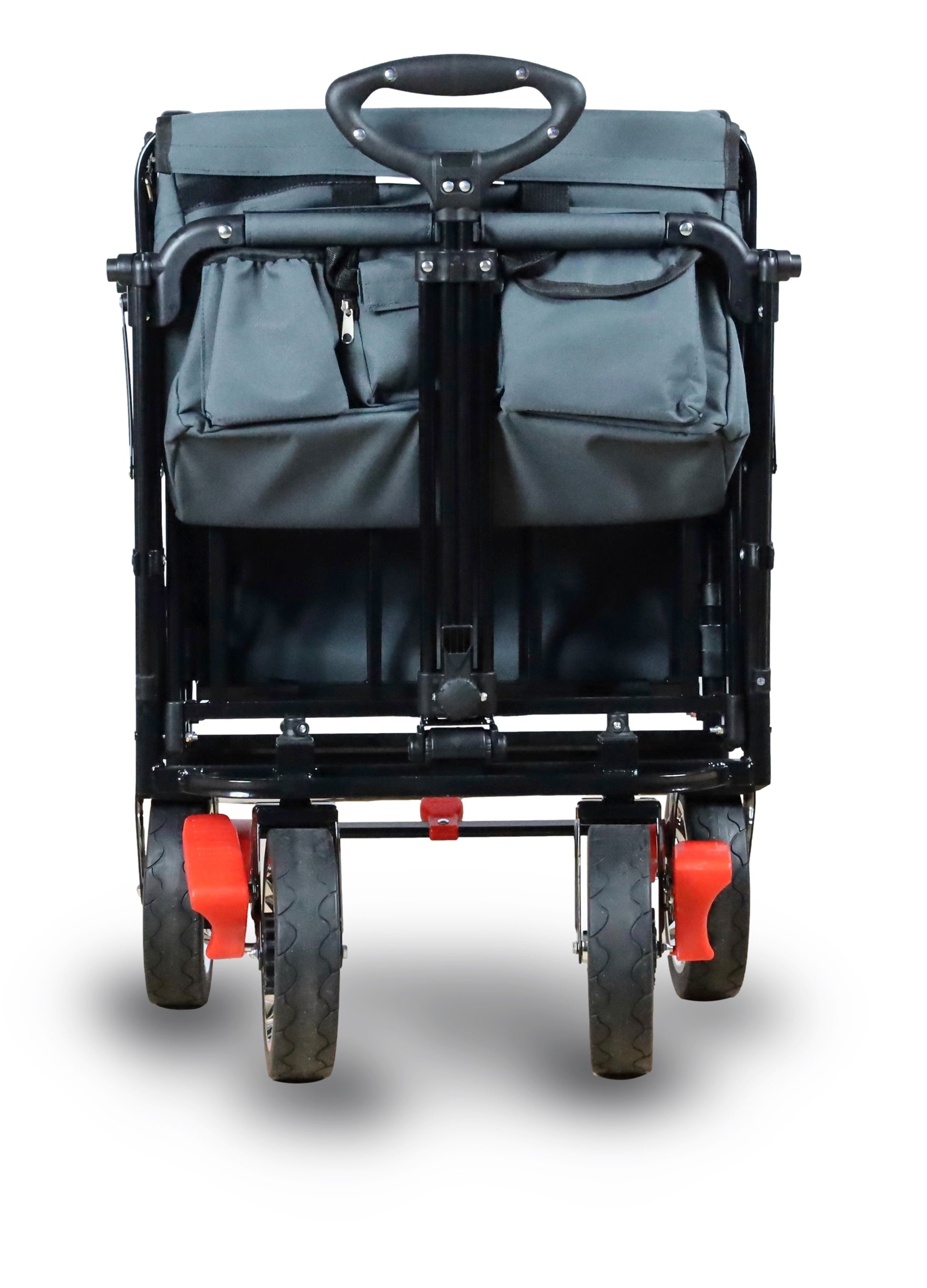 FROSAL Bollerwagen Leo grau inkl. Regenverdeck