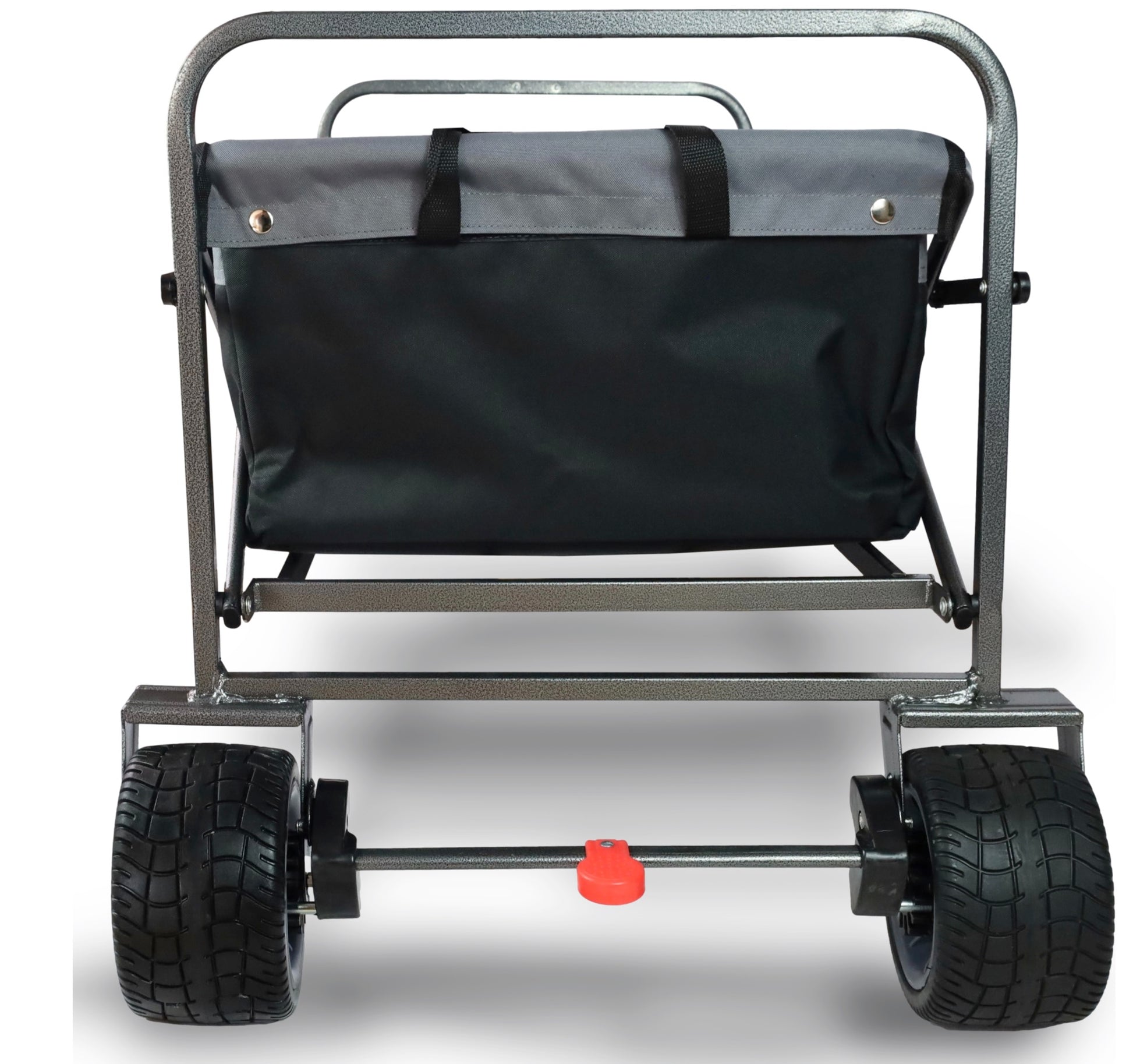 FROSAL Bollerwagen Alex faltbar in schwarz/grau Strandwagen