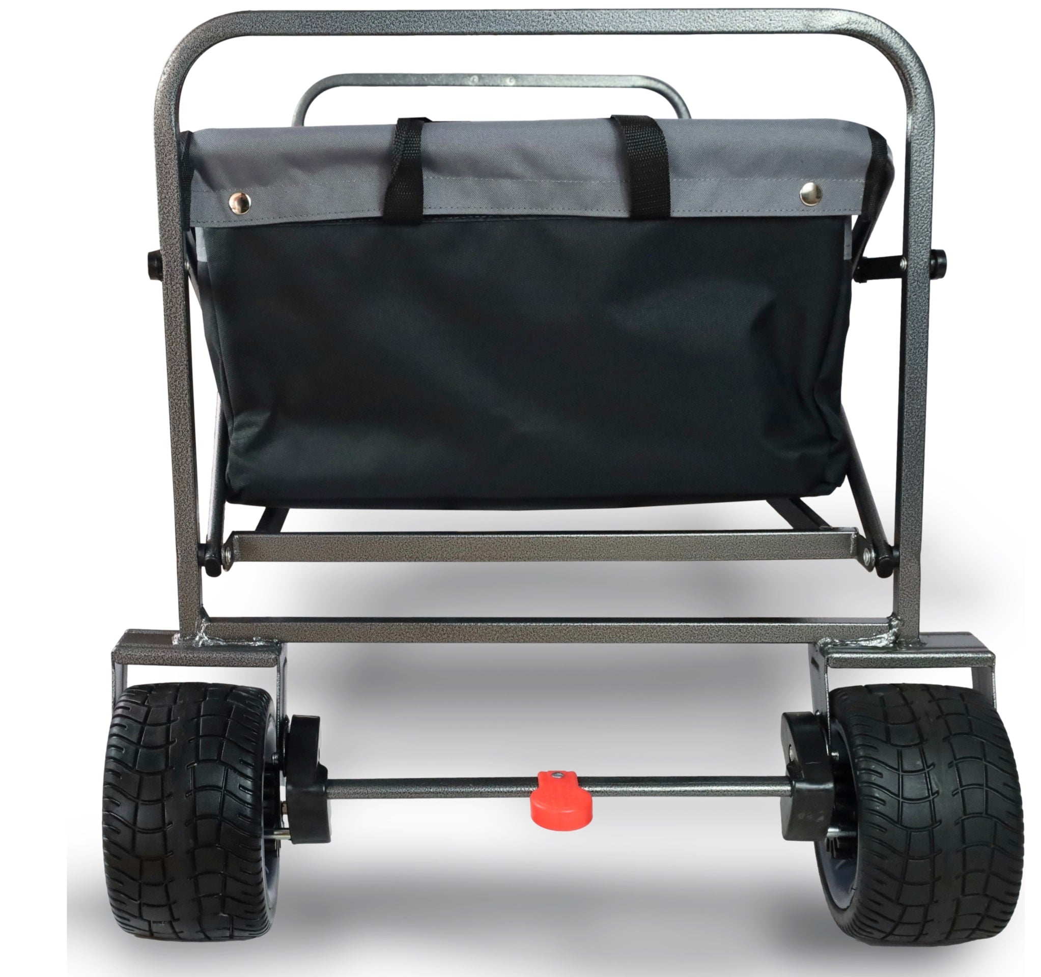 FROSAL Bollerwagen Alex faltbar in schwarz/grau Strandwagen