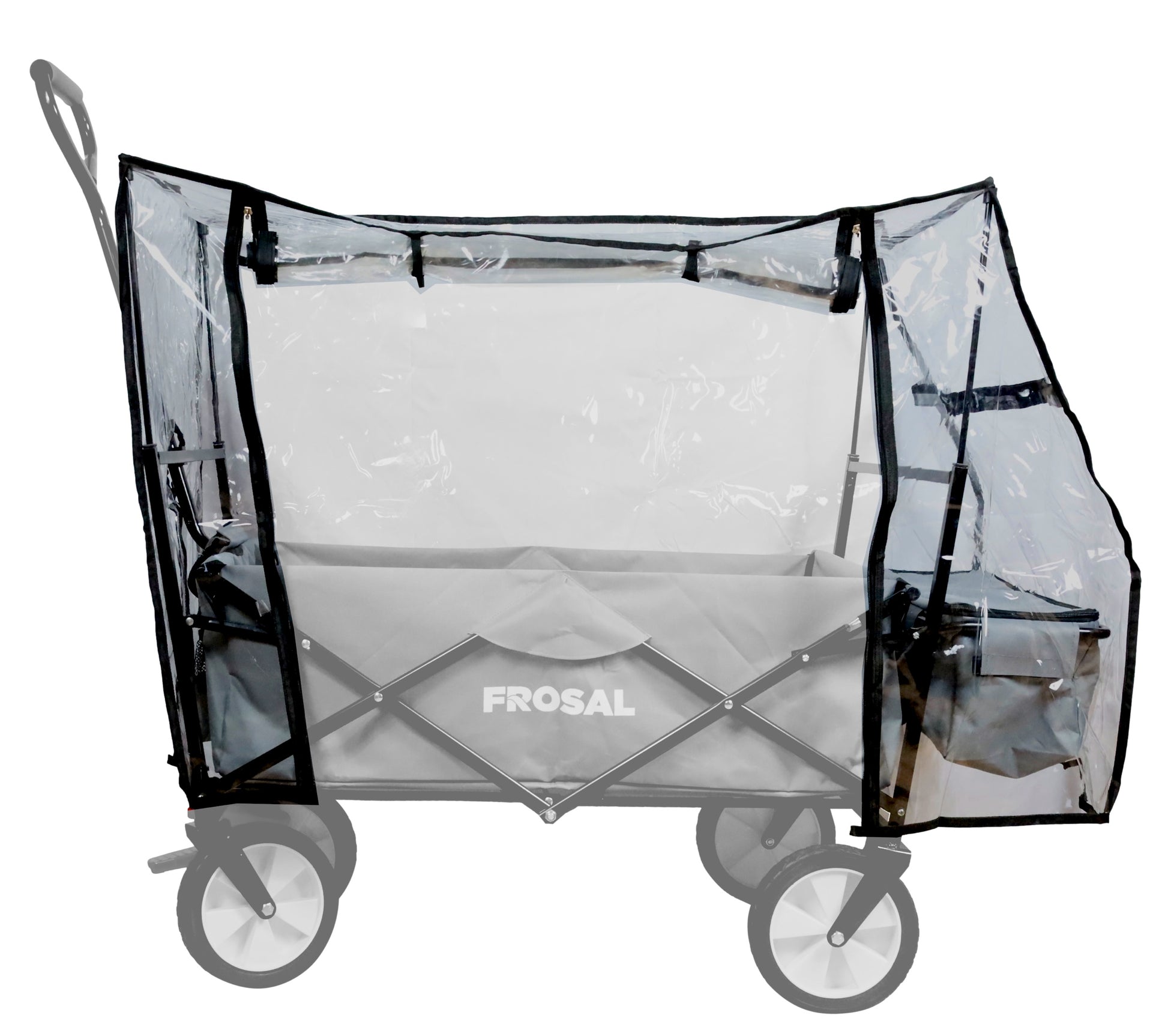 FROSAL Regenverdeck Bollerwagen Max Regenschutz