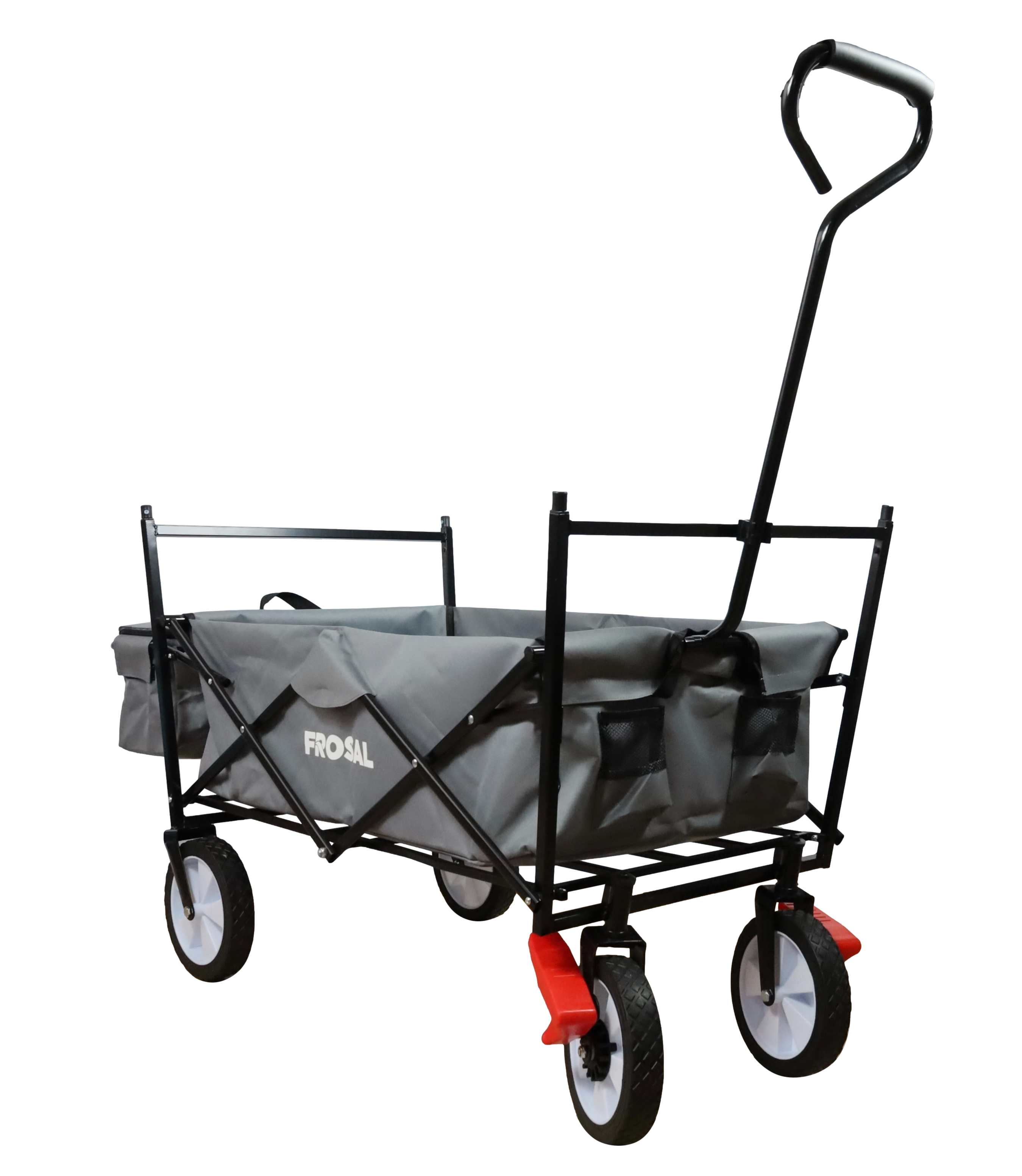 FROSAL Faltbarer Bollerwagen Max mit Sonnendach