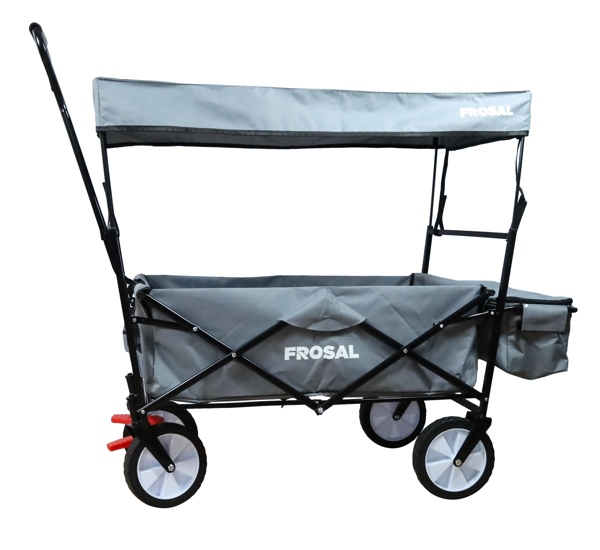 FROSAL Faltbarer Bollerwagen Max mit Sonnendach