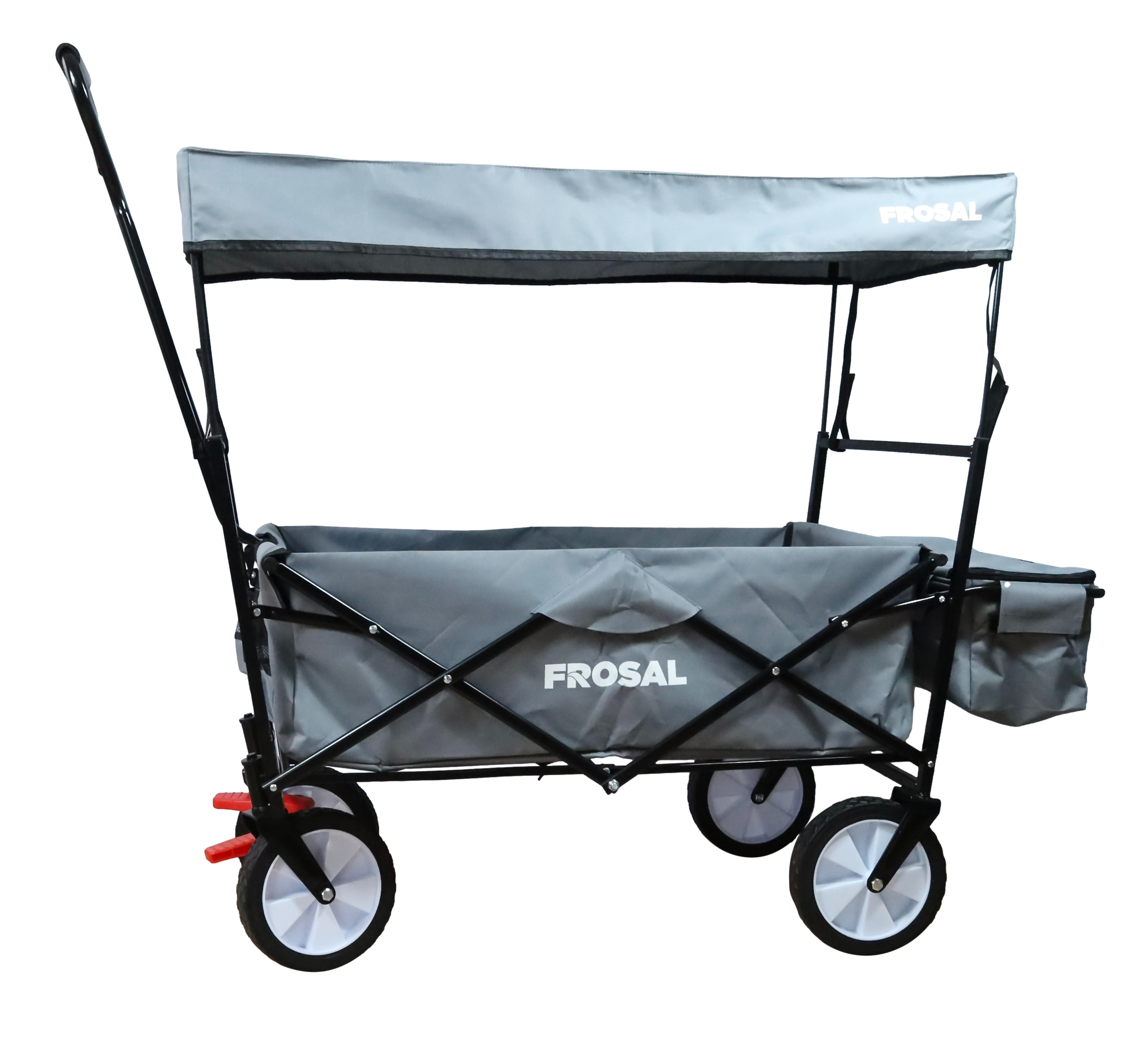 FROSAL Faltbarer Bollerwagen Max mit Sonnendach