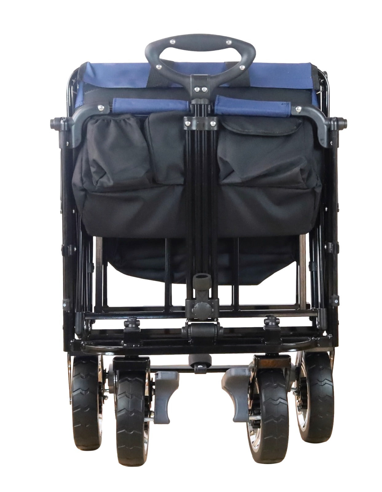 FROSAL Bollerwagen Loki faltbar Transportwagen klappbar schwarz-blau Kinder