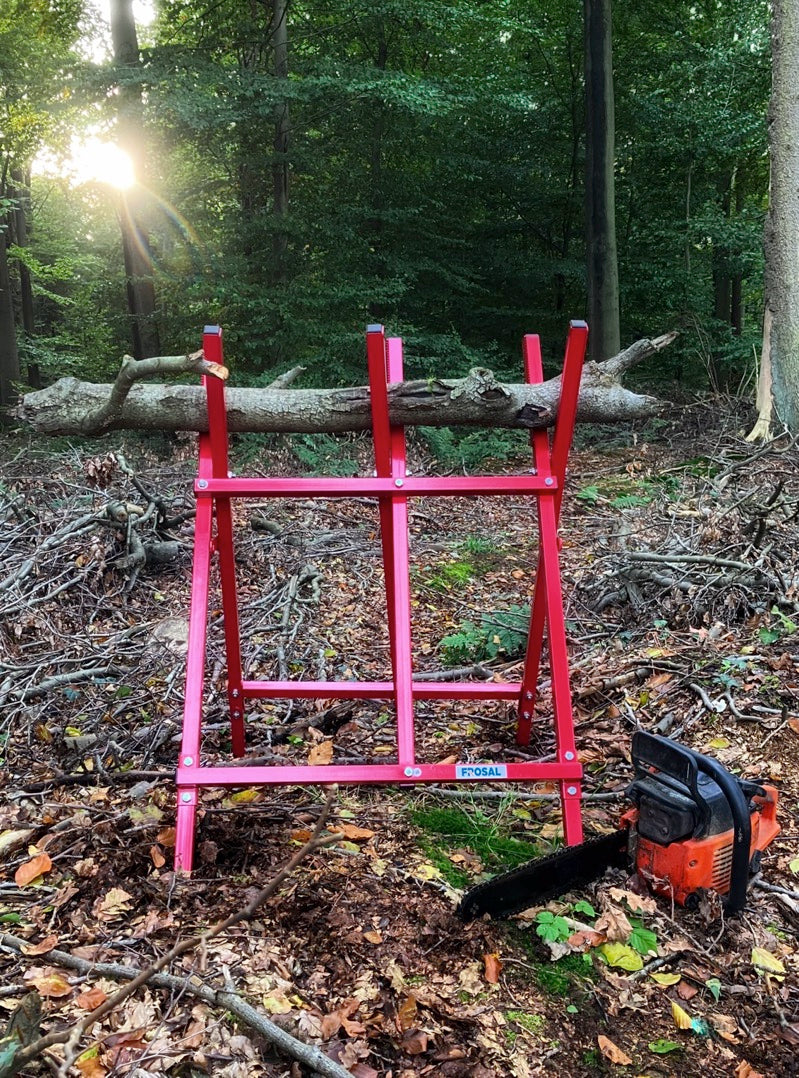 FROSAL Sägebock Seppl für Kettensäge | Holz einfach sägen
